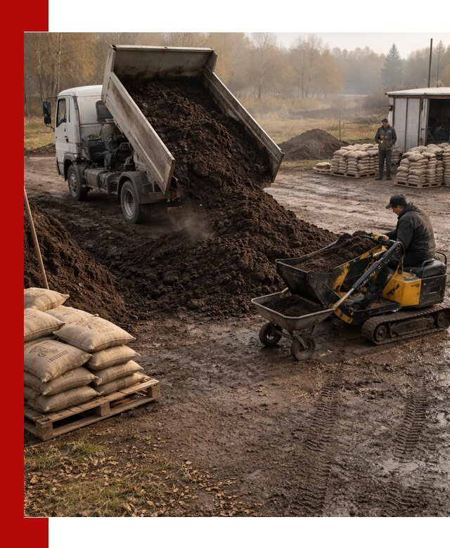 Кислый торф в доставке по выгодным ценам в Ртищеве