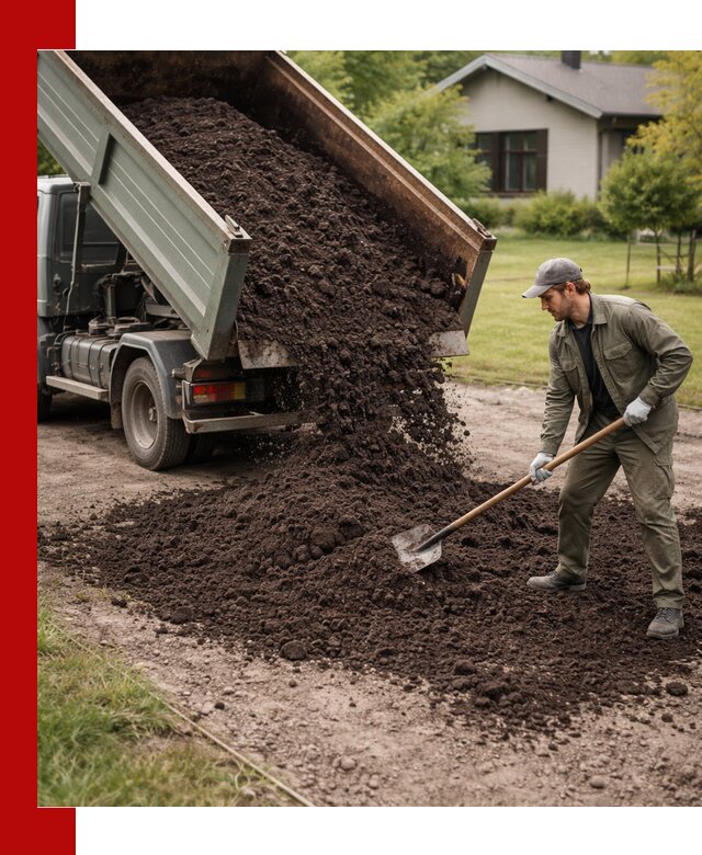 Чернозем для газона с доставкой в Ртищеве быстро и качественно