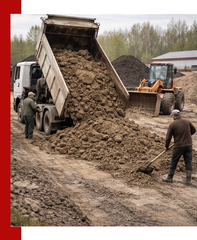 Доставка глин и суглинков в Ртищеве оптом и вкрай