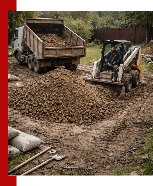 Суглинок для планировки участков в Ртищеве с доставкой и выгрузкой