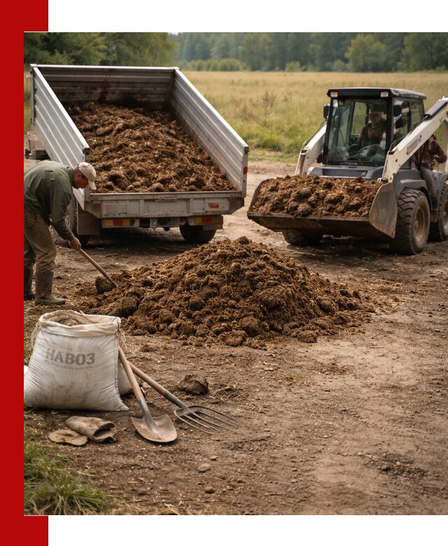 Доставка конского навоза в Ртищеве с разгрузкой и доставкой на объект