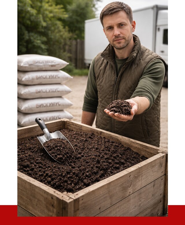 Купить биогумус в Ртищеве с доставкой от 8683 р. за куб | ПРОНЕРУДРтщ