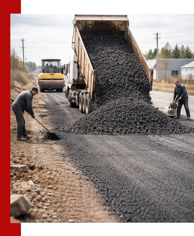 Асфальтовая крошка для дорог в Ртищеве — поставка и доставка