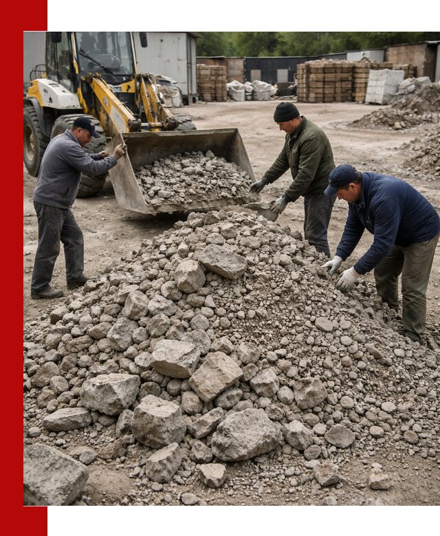 Демонтаж и вывоз бой бетона в Ртищеве