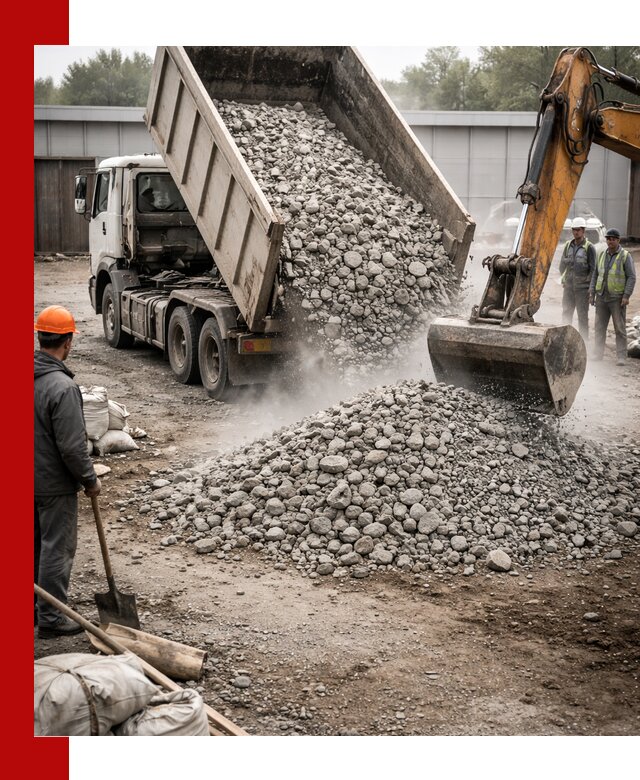 Доставка дробленого бетона в Ртищеве оптом и в розницу