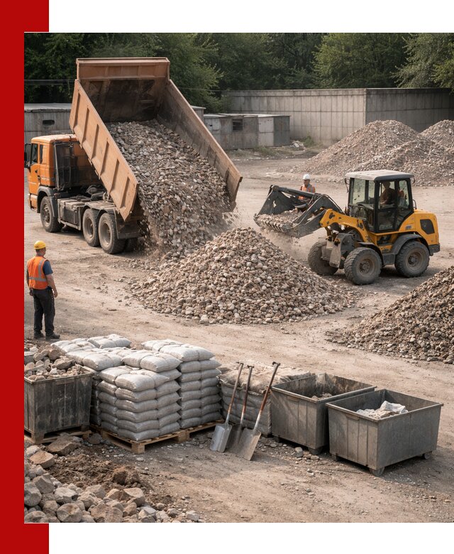 Вторичные материалы для отсыпки в Ртищеве — поставка и доставка