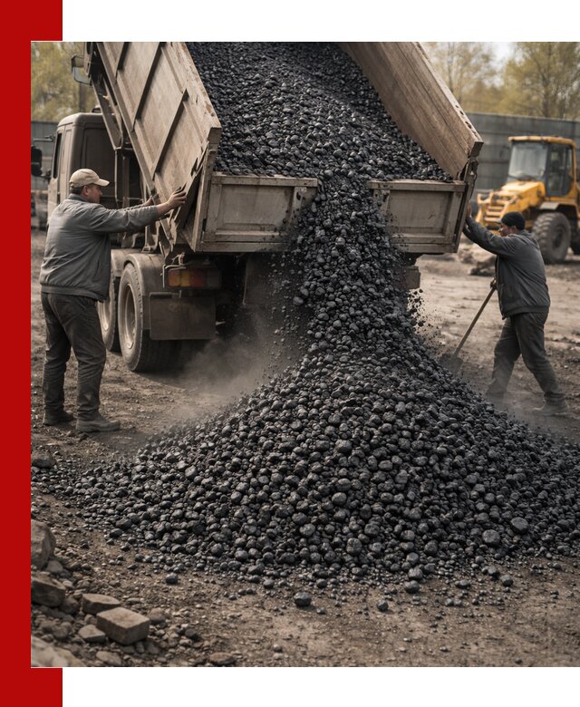 Доставка угля семечка самосвалами в Ртищеве