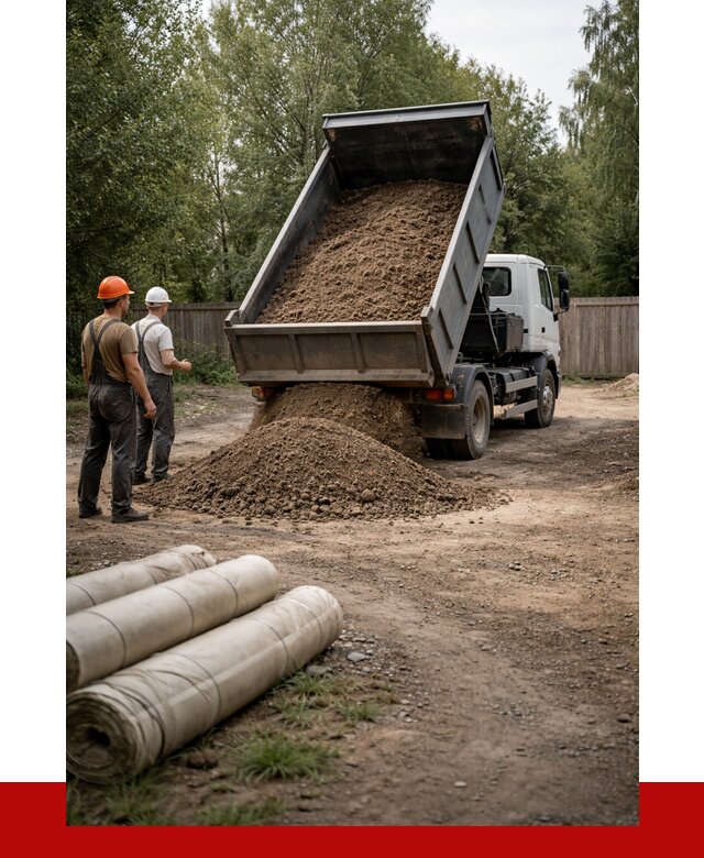 Доставка сыпучих материалов самосвалом в Ртищево от 4290 р. | ПРОНЕРУДРтщ