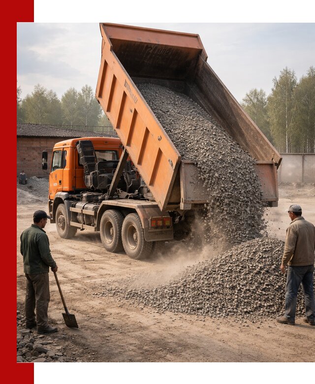 Доставка самосвалом 20 м3 в Ртищеве быстро и надежно