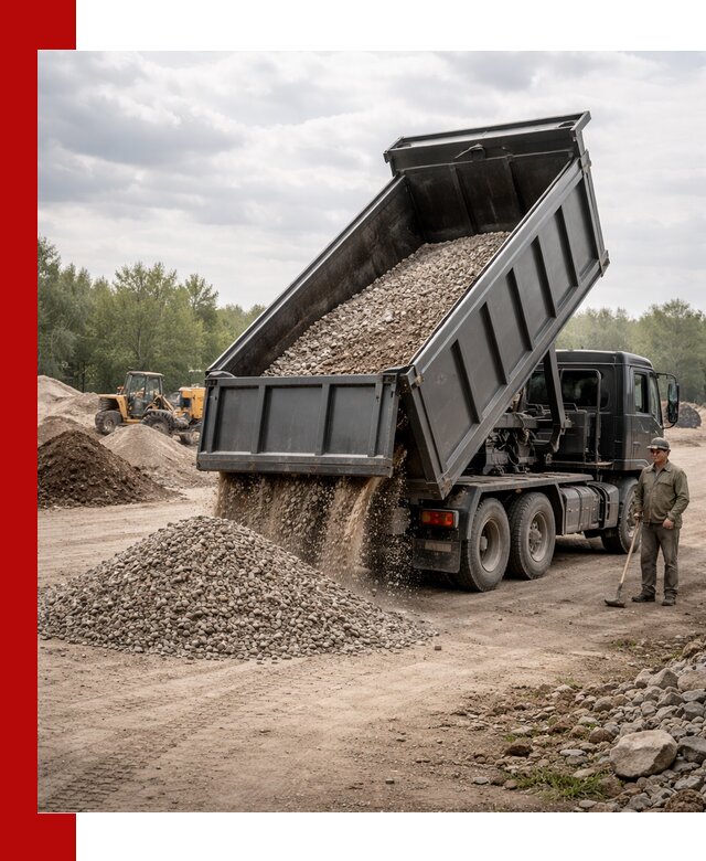 Доставка самосвалом 30 м3 по выгодным ценам в Ртищеве