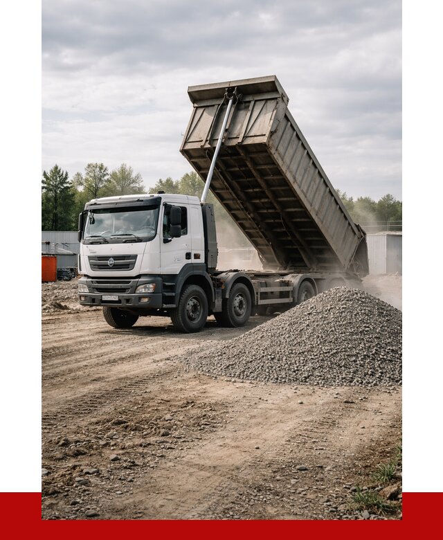 Доставка самосвалом 40 кубов в Ртищеве от 9194 р. | ПРОНЕРУДРтщ