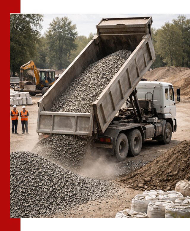 Аренда самосвала в Ртищеве для доставки сыпучих и нерудных материалов