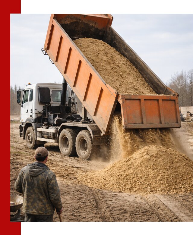 Аренда самосвала 20 тонн для перевозки грузов в Ртищеве