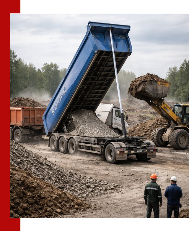 Аренда тонар 40 тонн в Ртищеве с доставкой материалов