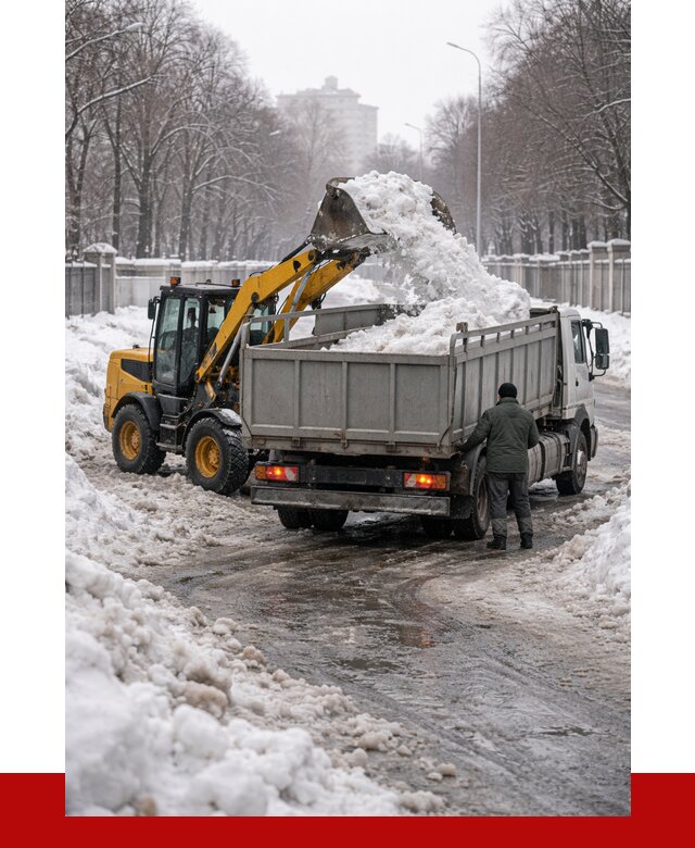 Вывоз снега с погрузкой в Ртищеве от 3575 р. ПРОНЕРУДРтщ