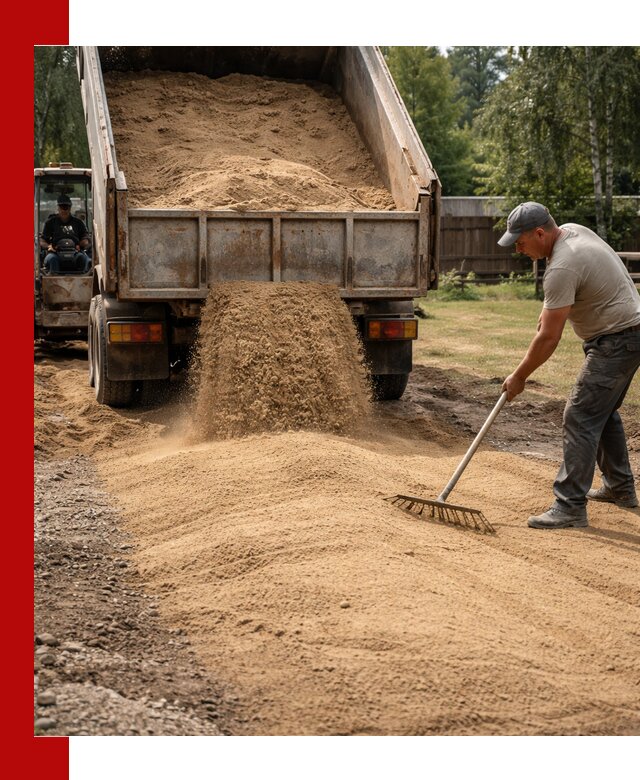 Отсыпка участка песком в Ртищеве быстро и качественно