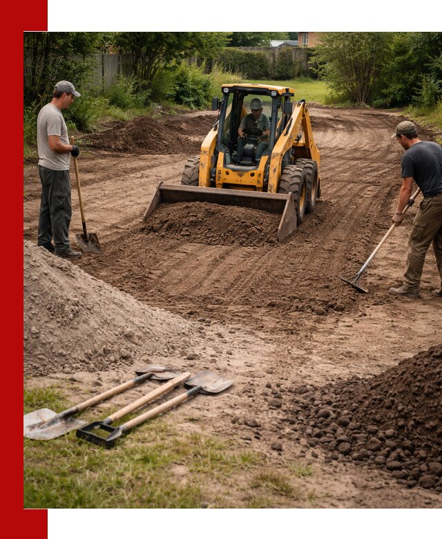 Планировка участка грунтом с вывозом и доставкой в Ртищеве