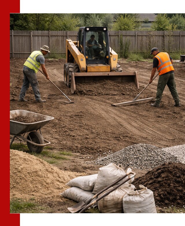 Выравнивание участка под строительство и благоустройство в Ртищеве