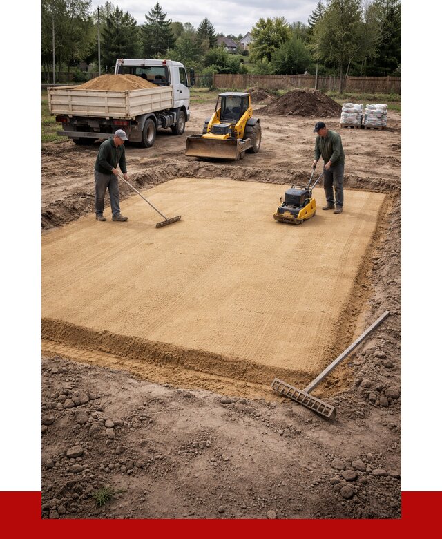 Устройство песчаной подушки в Ртищеве от 4597 р. ПРОНЕРУДРтщ