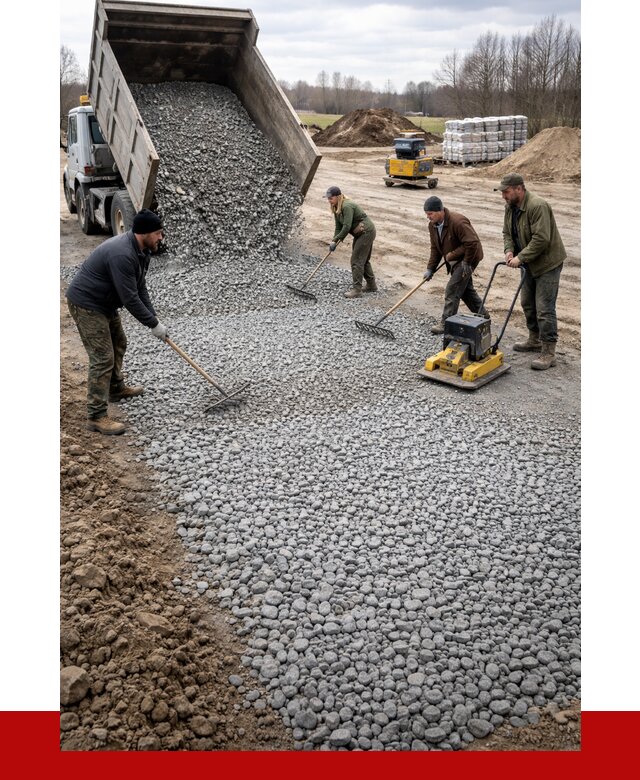 Устройство щебеночной подушки в Ртищеве от 4597 р. ПРОНЕРУДРтщ