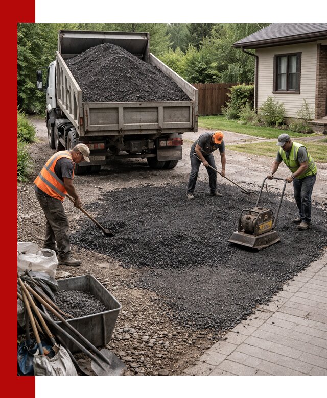 Асфальтовая крошка для двора с доставкой в Ртищеве